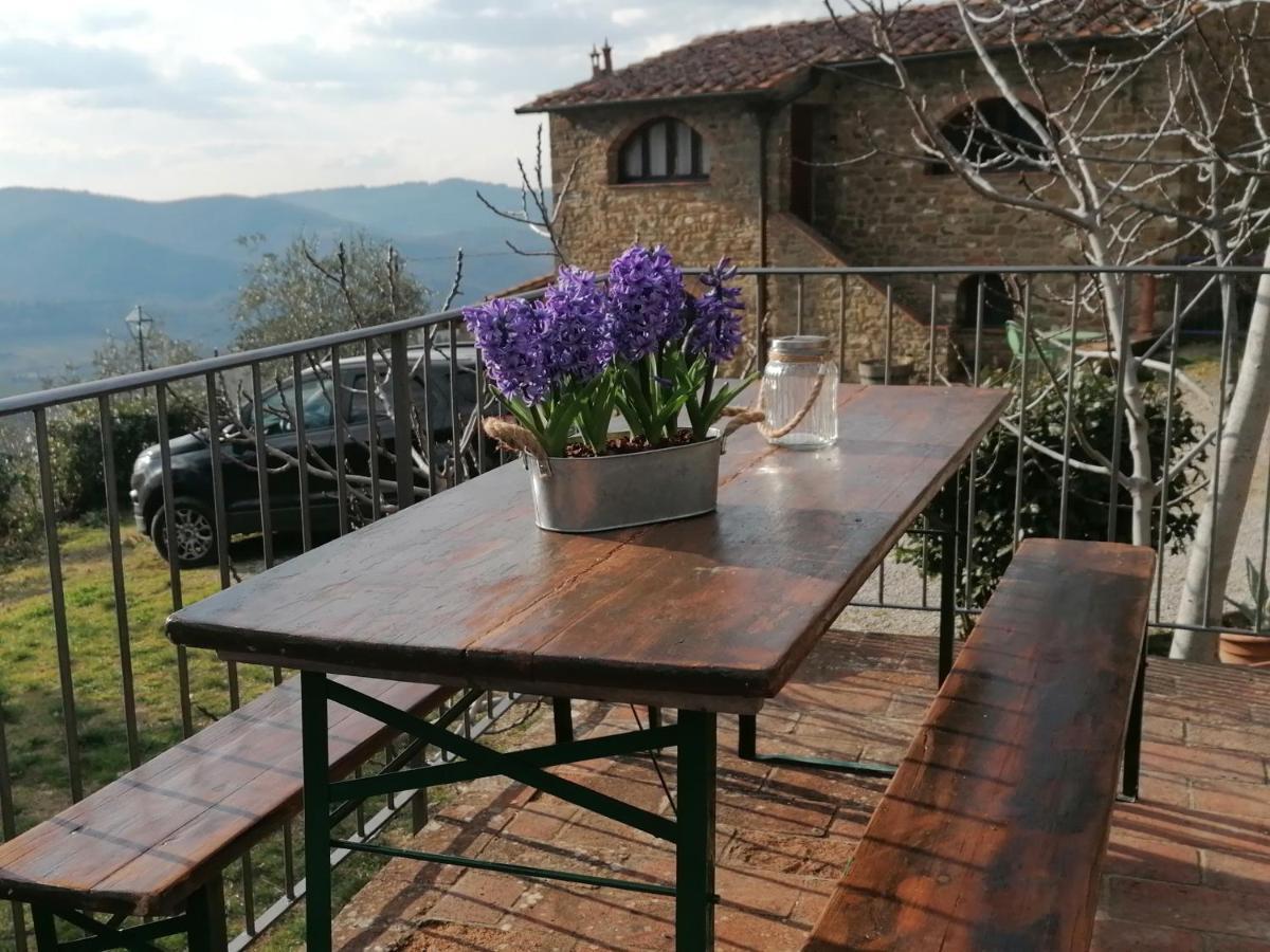 グレーヴェ・イン・キアンティ Agriturismo Poggio All'Olmoヴィラ エクステリア 写真