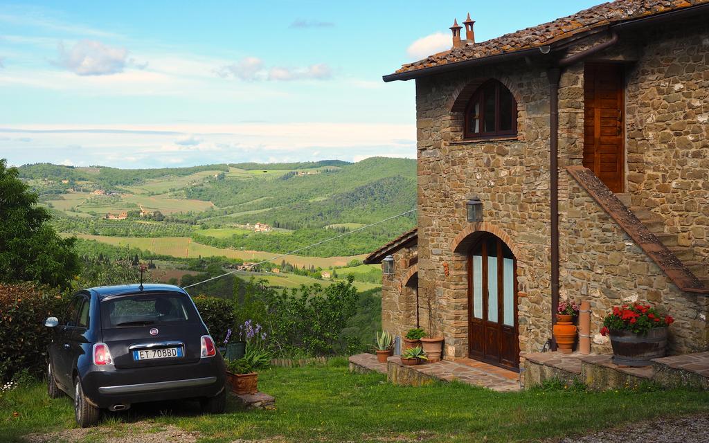 グレーヴェ・イン・キアンティ Agriturismo Poggio All'Olmoヴィラ エクステリア 写真